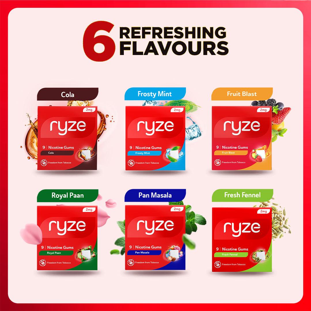 Ryze All Flavour - Trial Pack