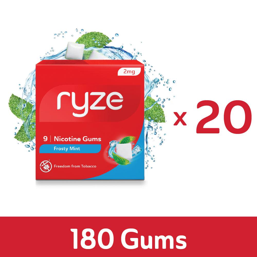 RYZE Gums - Frosty Mint Flavor