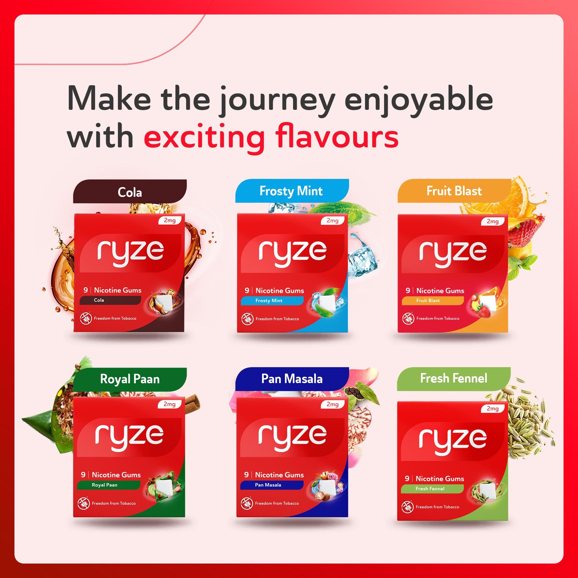 RYZE Gums - Cola Flavor