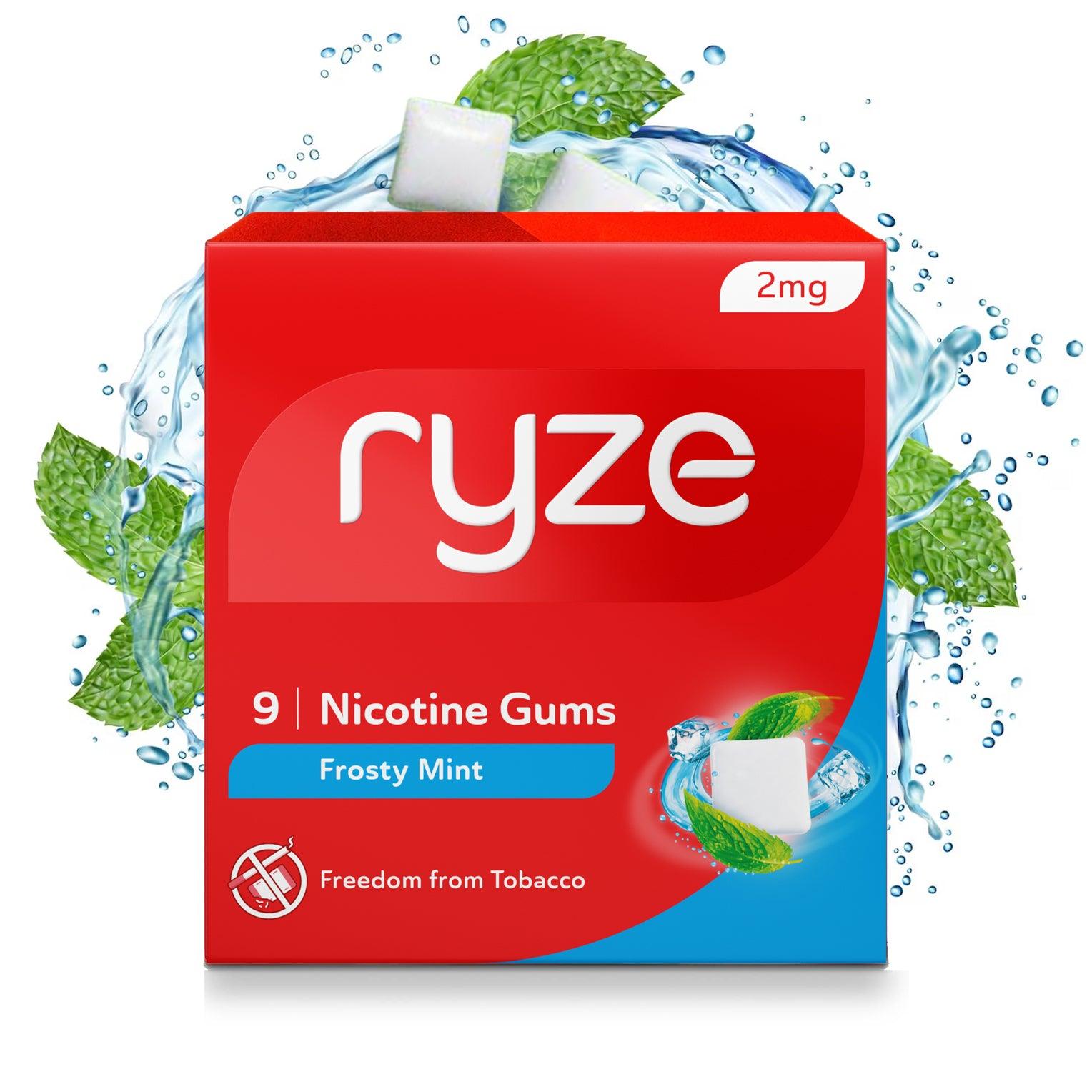 RYZE Gums - Frosty Mint Flavor