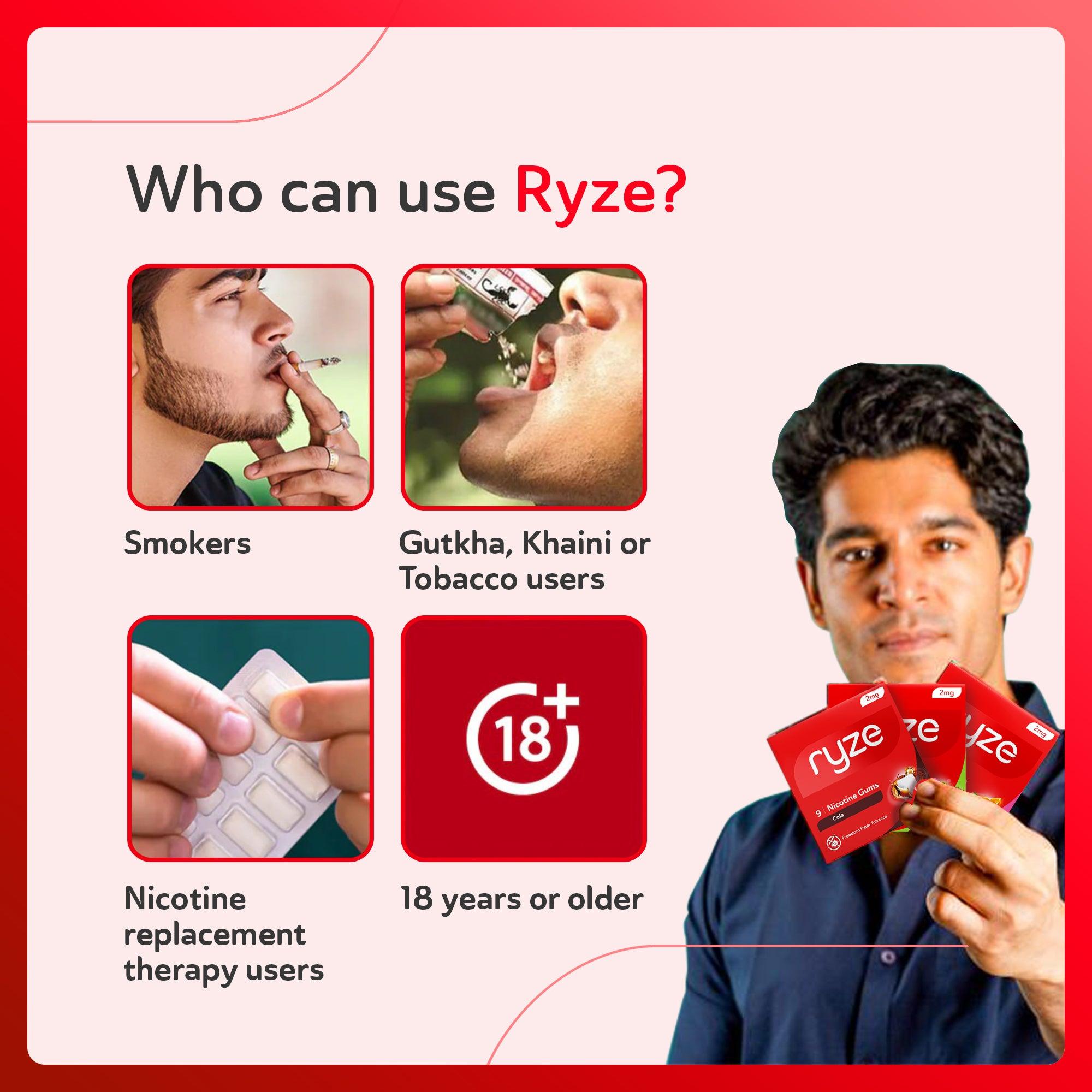 RYZE Gums - Cola Flavor